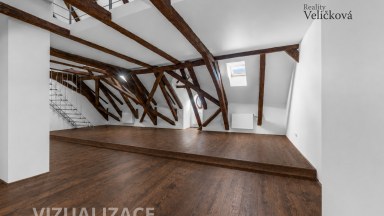 Prodej exkluzivního atypického mezonetu o výměře 170 m² v historickém srdci Prahy – ulice Dlouhá
