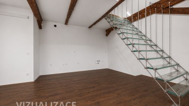 Prodej exkluzivního atypického mezonetu o výměře 170 m² v historickém srdci Prahy – ulice Dlouhá
