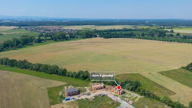 Novostavba moderního rodiného domu o dispozici 4+kk v klidné obci Dříteč u Pardubic