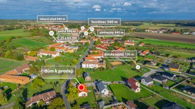 Prodej útulné novostavby rodinného domu 5+kk v obci Krakovany