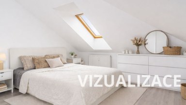 Prodej  podkrovního bytu 3+kk s parkovacím stání v Milovicích (okr. Nymburk)