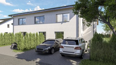 Novostavba moderního rodiného domu o dispozici 4+kk v klidné obci Dříteč u Pardubic