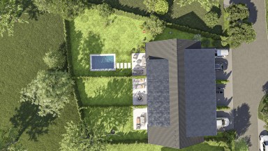 Novostavba moderního rodiného domu o dispozici 4+kk v klidné obci Dříteč u Pardubic