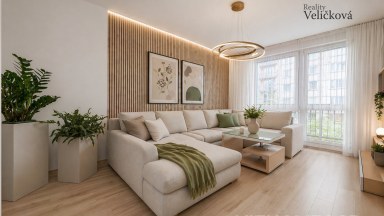 Zrekonstruovaný byt 3+1 v Hradci Králové, ulice Pod Zámečkem