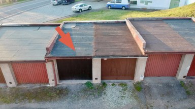 Prodej zděné garáže 16 m² s elektřinou a vlastním pozemkem, Úpice – ul. Palackého U benzinové pumpy